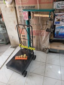 Timbangan Duduk Lantai Barang BUDI CB 150KG Mekanik Manual Besi+Batu Timbangan