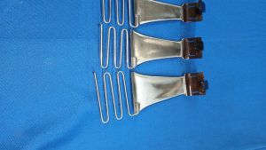 KH Foot with Folder for Double Needle Sewing Machine (Size: 3/16 1/4 5/16 3/8 1/2 5/8 3/4 7/8 1")