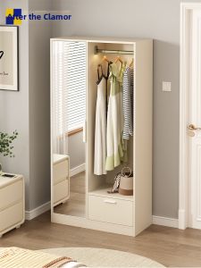XUANXIAOZHIHOU | Tủ Quần Áo Chống Bụi cho Căn Hộ Nhỏ có Gương