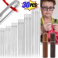 30Pcs Side Hole Blind Sewing Needles Stainless Steel Elderly Self Threading Needles 6 Sizes Stitching Pin DIY Hand Sewing Needle. 