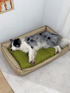 Waterproof Oxford Fabric Dog Bed Colorful Mat All Season Pet House Cool Dog Sleeping Pad Square Pet Bed