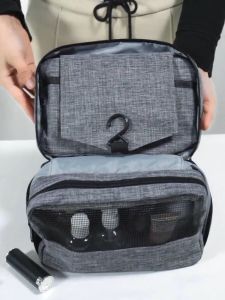 Foldable toiletry bag Multi-functional makeup hanging bag travel bag for men and women Large capacity portable makeup organizer bag