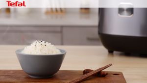 Tefal 1.8L Delirice Plus Fuzzy Logic Rice Cooker RK776B | 14 Cooking Programs | 12-hour Keep Warm Feature | Touch Screen Control Panel | Cooker with 2 Year Warranty