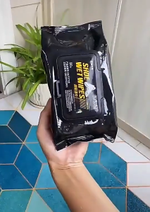 Khăn Lau Giày Dùng 1 Lần Gói 80 Tờ Nắp Đậy - Khăn Ướt Tẩy Rửa Làm Sạch Vết Bẩn Giày Thể Thao Sneaker Cấp Tốc - Khăn Giấy Ướt Lau Giày Sneaker Diệt Khuẩn Đa Năng