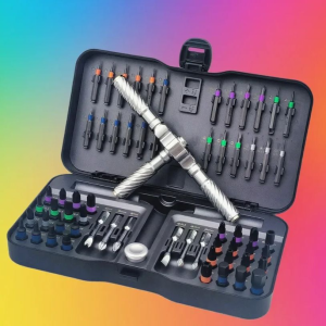 VMAN Precision 66/40in1 magnetic ratchet screwdriver set Detachable T - handle magneticizer Fix furniture electronics & glasses