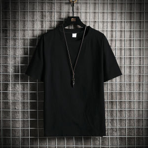 Retro Chinese Style Mens Shirt Cotton Linen Seven-Quarter Sleeve Half Sleeve Hanfu Top Summer Fashion Outerwear Coat