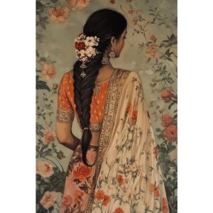 KAYOU | Acrylic Paint By Numbers Woman Portrait Oil Painting Package Art Picture For Bedroom Wall Adults Hand Painted Unique Gift