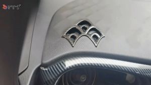 BYD Dolphin Interior Car Accessories Speaker Air Cond Air Vent Dashboard Carbon 2pcs Outlet Trim
