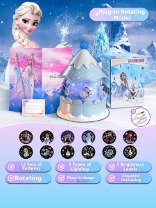 SECHEN | Frozen Theme Music Box Projector Toy