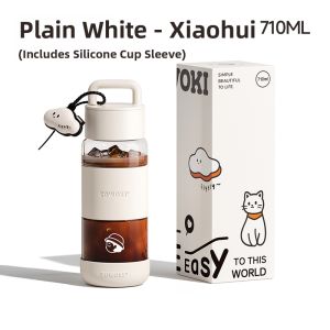 Aesthetic Glass Cold Brew Coffee Cup