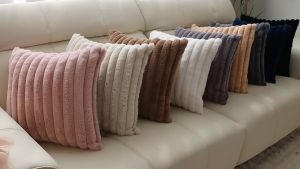 Wide Stripes new design pillow case 16*16 inches for home decoration