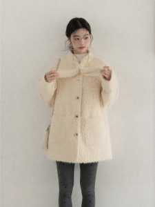 Cantonstory  | Áo Khoác Dạ Tweed Dáng Ngắn Style Pháp Ngọt Ngào Form Rộng