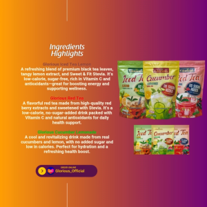 Glorious Cucumber Lemonade Blend 36g 10 sachets