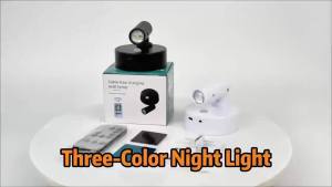 Adjustable LED Spotlights with Remote Rechargeable Motion Sensor Night Light RGB Bedroom Bedside Wall Lamp Spot Light Room Decor