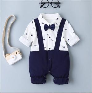 Bộ Body quần áo trẻ em dài tay Công Tử thu Đông cotton body cho bé trai từ 0-12 tháng tuổi