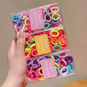 Dây Buộc Tóc Bằng Cao Su Cho Trẻ Em Dây Buộc Tóc Bằng Nylon Bền Bền Dây Buộc Tóc Nhỏ Co Giãn Cao Không Gây Hư Hại Cho Tóc Dây Buộc Tóc Nữ Trẻ Em