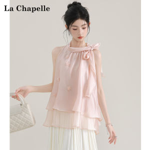 La Chapelle | Bow-Tied Halter Sleeveless Tank Top