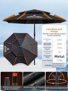 JUQINWANG | Waterproof Fishing Cane Umbrella