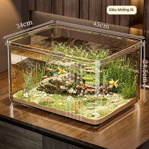 XINGYOU | Bể Cá Tròn Chống Vỡ Nhựa