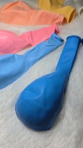 ลูกโป่งสีพาสเทล(ไม่มุก) ลูกโป่งสีหวานน่ารักๆ ขนาด12นิ้ว