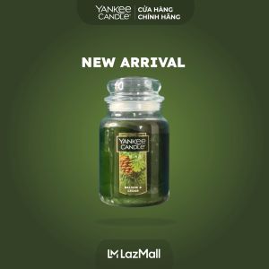 Nến hũ Yankee Candle size L - Balsam & Cedar (623g)