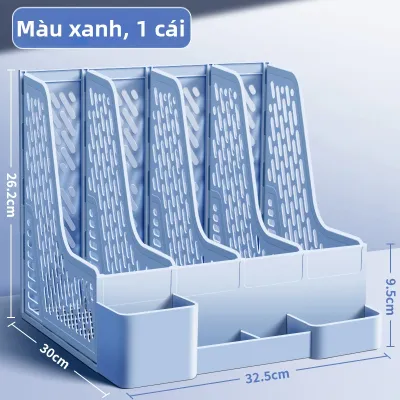 Tổ chức Bàn Học Kệ Sách cho Trẻ Em và Học Sinh A4 Tủ Hồ Sơ 4 Ngăn