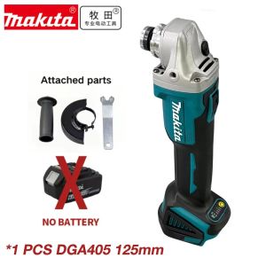Makita | Makita DGA404 125mm 720W Angle Grinder IP54 Dust Water Resistant Power Tool for Metal Concrete Cutting 18V Battery Pack