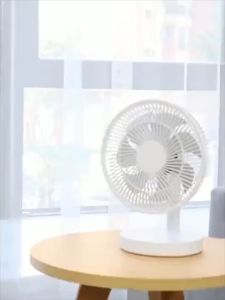 JIASHI พัดลมตั้งโต๊ะ พัดลมแบบชาร์จUSB พลังงานลมสูง พัดลมไฟฟ้า ขนาดเล็ก