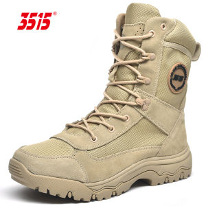 3515 | chukka boots men Lightweight Anti-Puncture Breathable Genuine Leather Desert Boots
