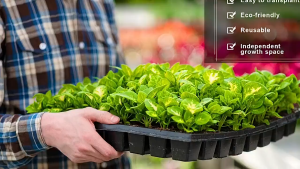 200 Seedling Tray Holes Garden Starter Trays Strength Seed Germinatio Seedling Plug Tray