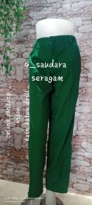 CELANA PANJANG MADTASAH SD WARNA HIJAU  SERAGAM SEKOLAH KAIN KATUN DRILL
