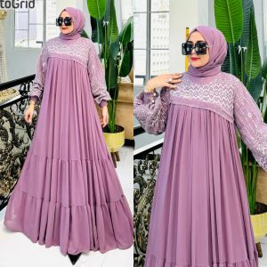 REALPICT COD DRESS SHAKILA VOL 2 FREE FASMINA BY SITI ASOPUROH BAHAN CERUTY  BABYDOLL IMPORT MIX TILE BORDIR APLIKASI PAYET SWAROSKY TERMURAH BEST SELLER TANGAN PERTAMA KONVEKSI / PRINTING / MOTIF PREMIUM GAMIS PESTA GAMISTERKINI