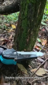 🔥9.9 MEGA SALE🔥 Makita 6Inch Electric Chainsaw Cordless 48V 2 Li-ion Battery Rechargeable Portable Handheld Pruning Saw Wood