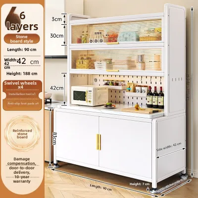 DIBIOU | Kitchen Microwave Storage Multi-layer Shelf