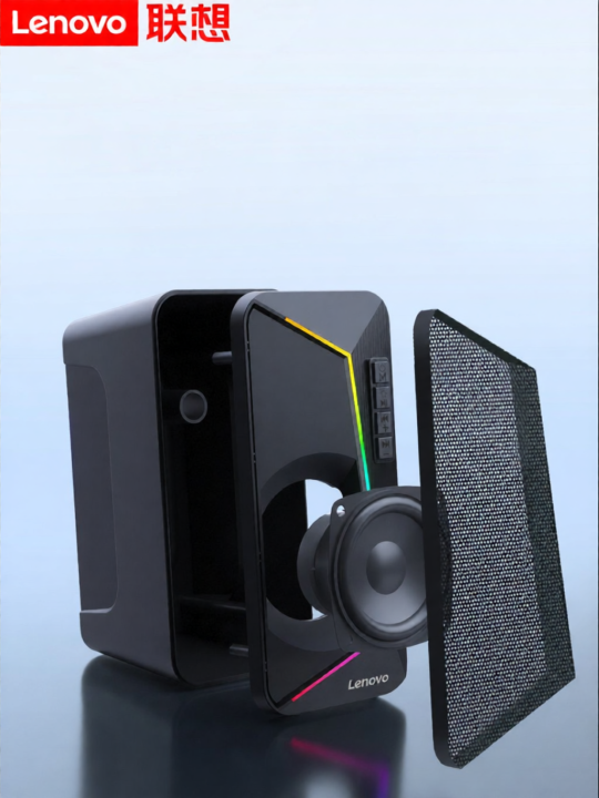 Lenovo | ลำโพงเล่นเกมพร้อมไฟ RGB และเบส | Lazada Thailand