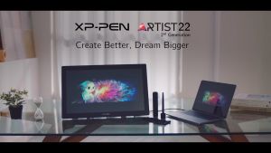 XP-Pen Artist 22 (Gen 2) 21.5 FHD IPS Display Drawing Graphic Monitor