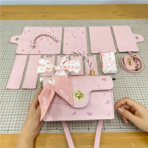 Túi Đeo Chéo Hình Thỏ Mặt Trăng Tự Làm Túi Đeo Vai Bằng Da PU in Họa Tiết Hoạt Hình Thời Trang Túi Quà Tặng Sinh Nhật Cho Bạn Gái