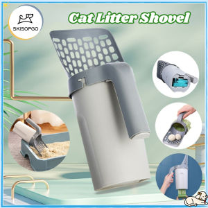 SKISOPGO Cat Litter Shovel Scoop Filter Clean Toilet Garbage Picker Cat Litter Box Self Cleaning Cat Supplies Accessory