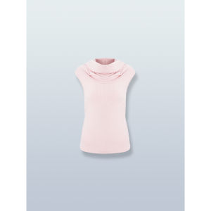 Sleeveless Off-Shoulder Hooded T-Shirt