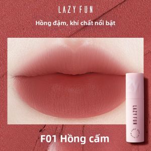 LAZY FUN | Son Tint Lì Nhũ Dưỡng Ẩm Màu Nude