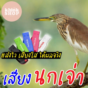 เสียงต่อนกเจ่า (นกยางกรอก นกขวาก นกแขวก นกกว๊าก นกเจ่ากึก นกกก) เมมเสียงต่อนกเจ่า แฟลชไดร์ฟเสียงต่อนกเจ่า มีเก็บเงินปลายทาง