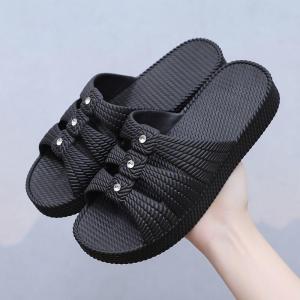 Womens Summer Thick Bottom Anti-Slip Slippers Comfortable Lightweight Long Wear Breathable No Smell Foot Fashionable Sandals