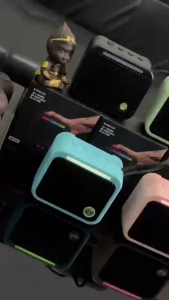 ลำโพงบลูทูธ M300 Mini แบบพกพา สียงเบสแน่น 8W กันน้ำ ไฟ LED ปิดได้ แบต 1800mAh เล่นต่อเนื่องนาน พกพาสะดวก