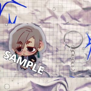 Bandai | For Gachi Rudo Jabber Enjin Gris Tamsy Zanka Riyo Anime Peripheral Acrylic Keychain Decoration Pendant Creativity Festival Gift