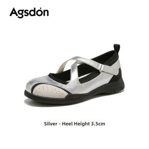Agsdon | Soft Soled Pink Mary Jane Shoe 