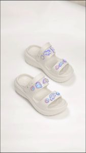 [FREESHIPMAX] - COMBO HOT SIÊU TIỆN LỢI MỚI VỀ - Sandal nữ dép quai hậu nữ đế cao 6cm tặng kèm 14 sticker Unicorn màu đen trắng hồng DS-04 - Mayto.depxinh