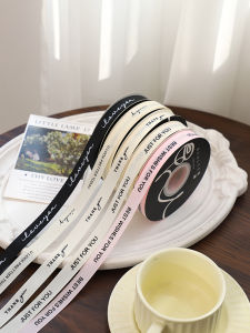 Ruy Băng Lụa Satin Ins Style Fresh Flower Packaging Ribbon Baking Cake Ribbon Silk Gift Ribbon Spiral Thread Satin Fabric