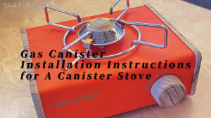 Portable Butane Gas Stove 2800W Camping BBQ Stove Square Mini Cooker with Wooden Handle Stylish Outdoor Cooking Stove
