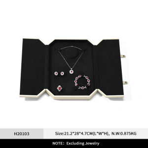 Oirlv | Oirlv Leather Jewelry Set Box High end Jewelry Organizer Case Double Button Ring Necklace Earrings Bracelet Box Jewelry Gift Box