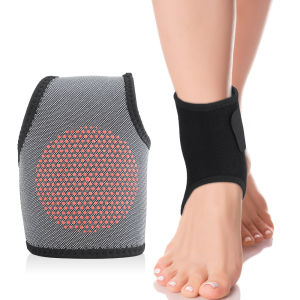 1PC Magnetic Therapy Self-Heating Ankle Brace Moxibustion Sports Ankle Support Hot Compress Foot Protector Ankle Protector Socks Anti-sprain Fatigue Pain Relief